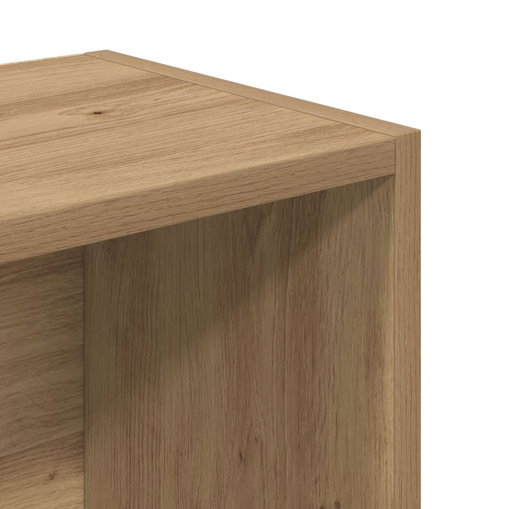 Bookcase Artisan Oak 31x24x102 cm Engineered Wood